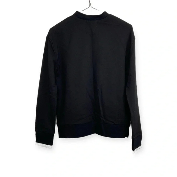 Anthropologie Black Lea & Viola Pullover Sweatshirt Size XS - Picture 3 of 5